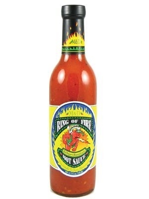 Ring Of Fire Red Pepper & Roasted Garlic Hot Sauce