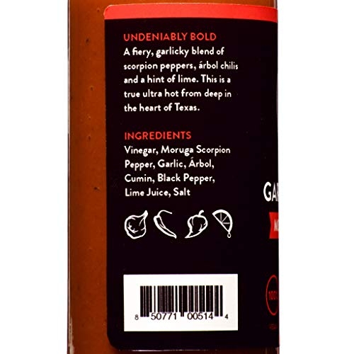 Garlic & Arbol Moruga Scorpion Hot Sauce